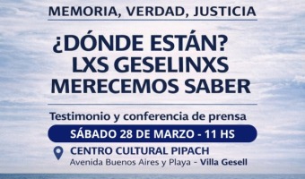 SE REPROGRAMA LA JORNADA PARA MANTENER VIVA LA MEMORIA